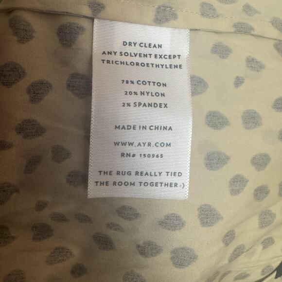 AYR Extra Soft Spot Animal Leopard Print Smocked Long Dress Size Medium NWOT - Picture 7 of 8